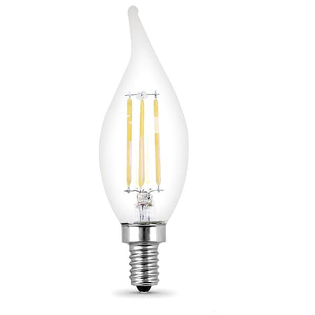 Feit Electric 5.5 W, BA10, Candelabra Screw (E12), PK4 BPCFC60930CAFIL/4