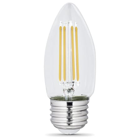 Feit Electric LED, 3.3 W, B10, Medium Screw (E26), PK2 BPETC40950CAFIL/2/RP
