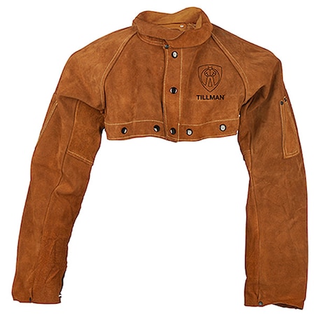 Tillman Leather Welding Cape Sleeve, Brown, L 3821L