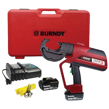 Burndy T3 Tech 12T C-Head, w/(2) Batteries PAT750T3U03A2
