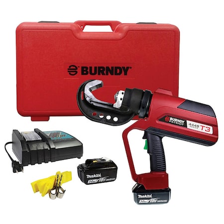 Burndy T3 Tech 11-Ton C-Head, w/(2) Batteries PAT444ST3U03A2