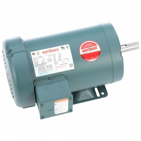 Leeson Three-Phase General Purpose Motor, 3 HP, 145T Frame, 230/460V AC Voltage, 3,490 Nameplate RPM 121968.00