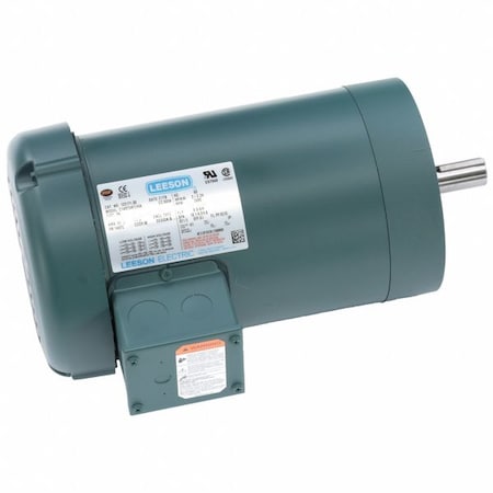 Leeson Three-Phase General Purpose Motor, 3 HP, 145TC Frame, 208-230/460V AC Voltage, 3,490 Nameplate RPM 122171.00