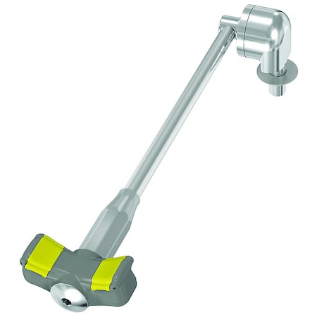 Bradley Halo Laboratory Eyewash, Deck Mount, Plumbed, 4 in H., 10 in W S19274HDB