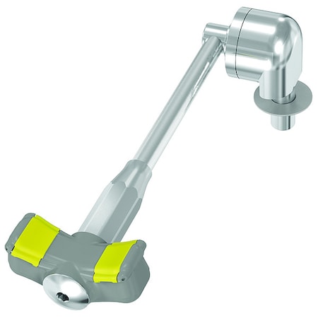 Bradley Halo Laboratory Eyewash, Deck Mount, Plumbed, 5 1/4 in H., 9 1/2 in W S19274HD