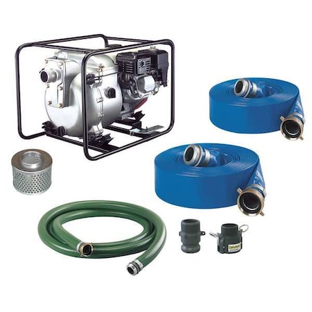 Dayton Engine Drive Pump Kit, 4.8HP, Honda Engine 7AJ20