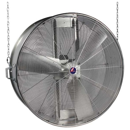 Venco Drum Fan, 48 in Blade Dia, Non-Oscillating VMAC-48-DD-SM