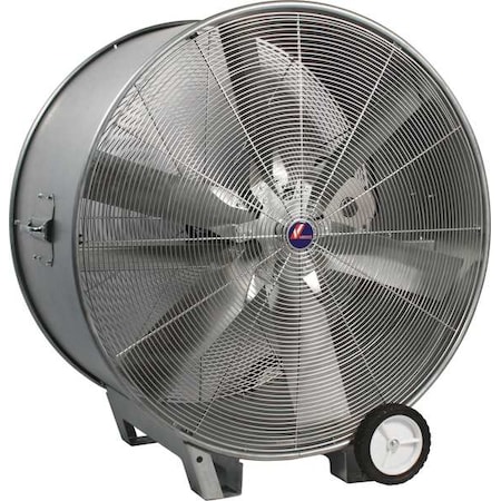 VENCO Mobile Drum Fan 42" Non-Oscillating VMAC-42-BD-WK