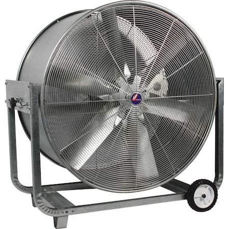 Venco Drum Fan, 48 in Blade Dia, Non-Oscillating VMAC-48-BD-MTC