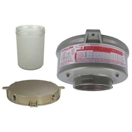 Killark Fixture, CFL, Ceiling Mount VE3Q8442E30X2GLN