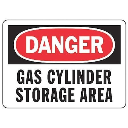Accuform Danger Sign, 7" Height, 10" Width, Vinyl, Rectangle, English MCPG005VS