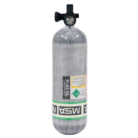 Msa Safety SCBA Cylinder, Gray 10127945-SP