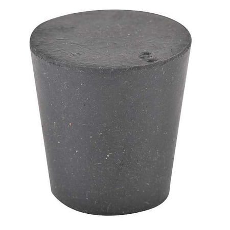 Zoro Select Stopper Assortment, Black, Natural Rubber RSTPK2