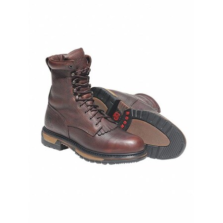 Rocky Size 13 Men's 8" Work Boot Steel Work Boots, Bridle Brown 6717 13MED