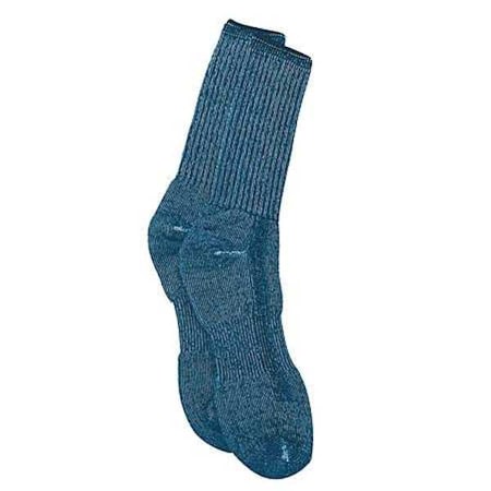 Talon Trax Men's Hiking Socks, 75% Merino Wool, 24% Stretch Nylon, 1% Spandex, Navy Blue, 5 to 8-1/2, M, 1 PR 9VRR1