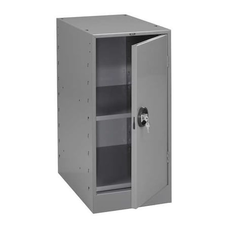 Tennsco Cabinet Pedestal, 15 W x 24 D x 32 H, Gray MS-1524 MED GREY