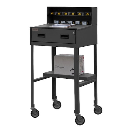 Zoro Select Shop Desk, 23 x 51 x 20 In, Gray MSD-2023-95