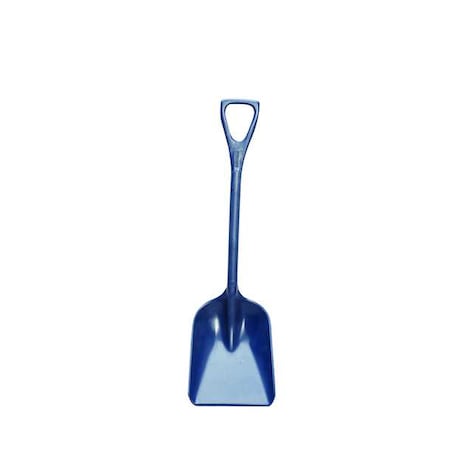 Remco Hygienic Square Point Shovel, Polypropylene Blade, 37-1/2 in L, Blue 6981MD3