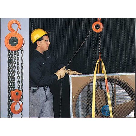 Wesco Manual Chain Hoist, 1000 lb., Lift 10 ft. 272163