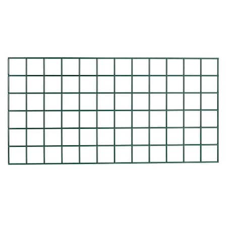 Metro Antimicrobial Steel Wire Wall Grid, 24"D x 48"W x H, Green WG2448K3