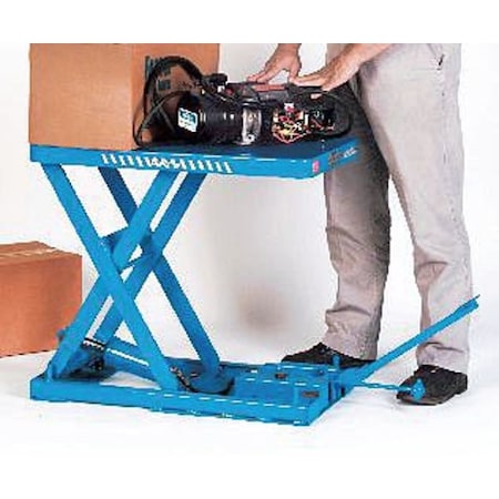 Bishamon Scissor Lift Table, 1100 lb. Cap, 115V, 20"W, 40"L X-50E