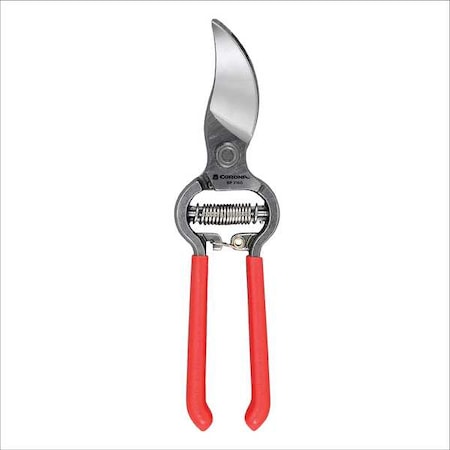 Corona Tools Pruner, Bypass Blade, 3/4 in Cut Cap, Forged Steel Alloy 2-3/4 in L Blade, Rubber Grip BP3160