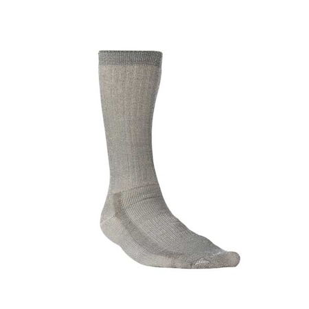 Talon Trax Men's Hiking Socks, 75% Merino Wool, 24% Stretch Nylon, 1% Spandex, Olive, 5 to 8-1/2, M, 1 PR 9VDH3