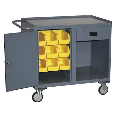 Jamco Mobile Cab, Bins1400 lb, 36 Inx27 Inx42 In JG236P500GP