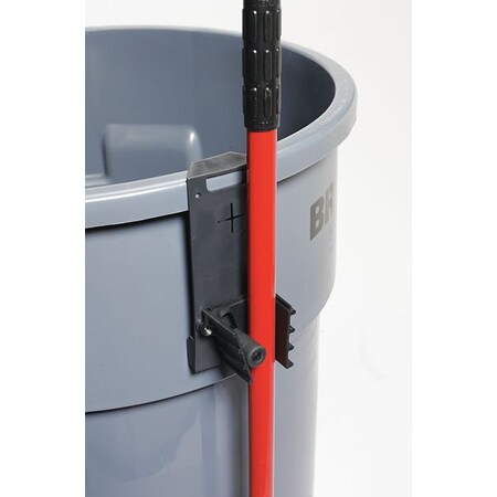 Zoro Select Bracket and Holder, Plastc, Black, 7-1/4 in 1856-90