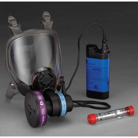 3M PAPR System, Powerflow, Full Facepiece, Mask-Mount, 4 point, L 6900PF