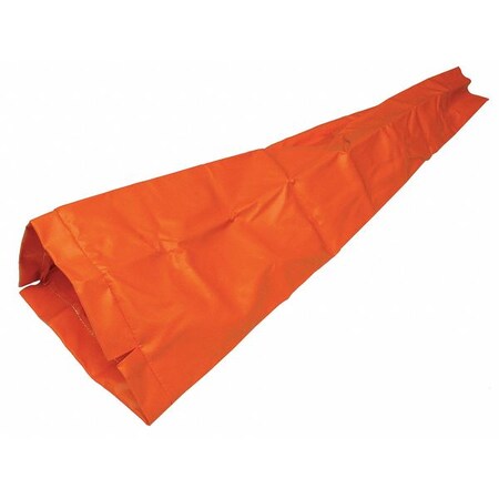 Zoro Select Replacement Windsock, Orange, 6-1/2 In. D 118 | Zoro