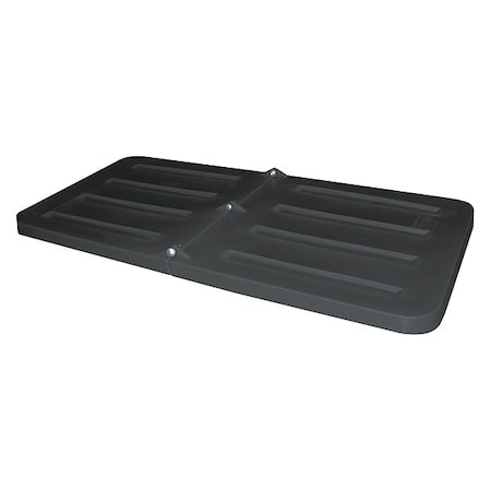 Zoro Select Tilt Truck Lid, Black, Fits 29-3/4 cu. ft. 1.1LID BLACK