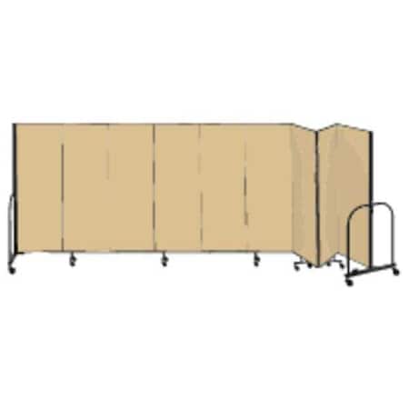 Screenflex Partition, 16 Ft 9 In W x 4 Ft H, Beige CFSL409-DO