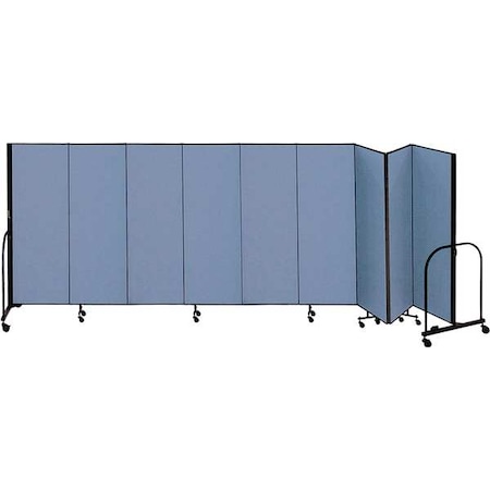 Screenflex Partition, 16 Ft 9 In W x 6 Ft H, Blue CFSL609-DB