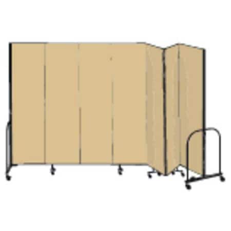 Screenflex Partition, 13 Ft 1 In Wx7 Ft 4 In H, Beige CFSL747-DO