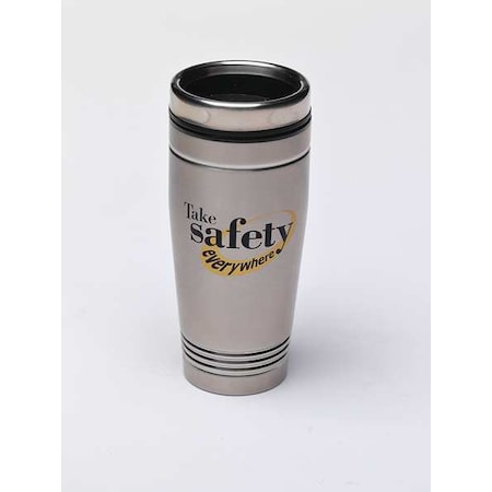 Quality Resource Group Travel Mug, Take Safety Everywhere, 18 oz. 3771