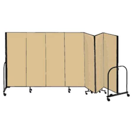 Screenflex Partition, 13 Ft 1 In W x 6 Ft H, Beige CFSL607-DO