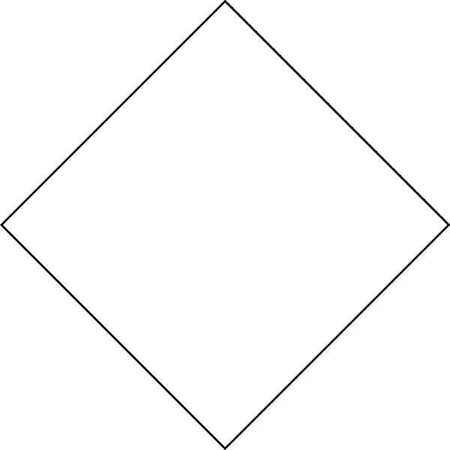 Stranco Vehicle Placard, Not Applicable, 10-3/4" W x 10-3/4" H DOTP-BMAG