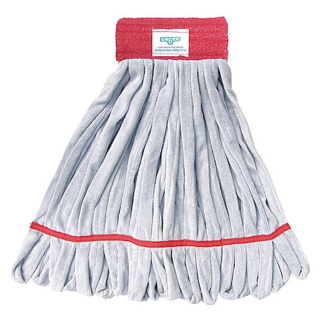 Unger 6 in Tube Wet Mop, 16 oz Dry Wt, Quick Change Connection, Cut-End, Red, Microfiber, ST30R ST30R