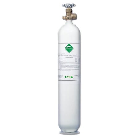Norco Calibration Gas, Carbon Monoxide, Hydrogen Sulfide, Oxygen, Pentane, 29 L, C-10 Connection F105325PM58