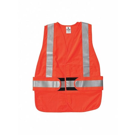 Kishigo M to XL Class 2 Flame Resistant Vest, Orange F303/M-XL
