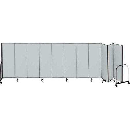 SCREENFLEX Partition, 20 Ft 5 In W x 6 Ft H, Gray CFSL6011-DG