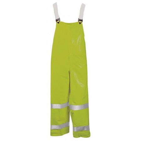 Tingley Arc Flash Rain Overall, XL, HiVis Lm Ylw O42122