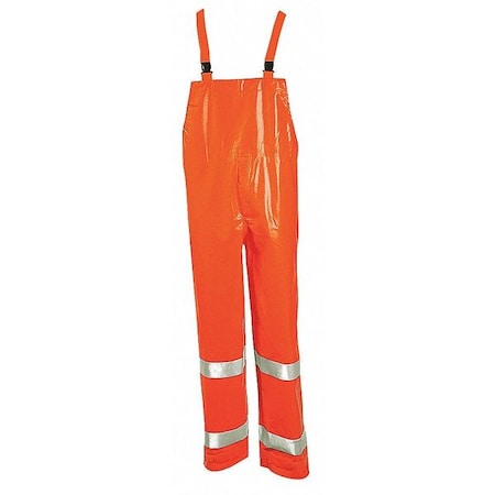 Tingley Arc Flash Rain Overall, 5XL, HiVis Orange O42129