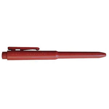 Detectapro Metal Detectable Retractable Pen, Red, PK25 RJPENRDRD