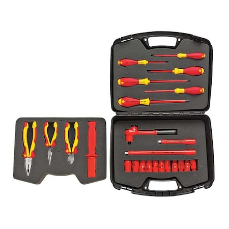 Wiha Insulated Tool Set, 24 pc. 31495