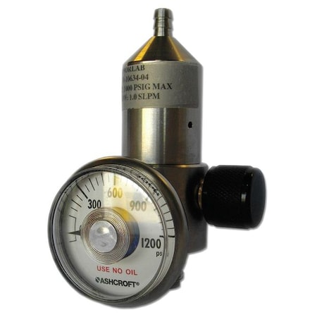 Zoro Select Calibration Regulator, 0.5Lpm Flow Rate 517SS