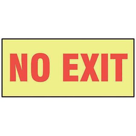 Accuform Exit Sign, Plastic, 10