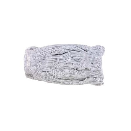 Odell String Wet Mop, 21.6 oz Dry Wt, Quick Change Connection, Looped-End, White, PET 773LARGE