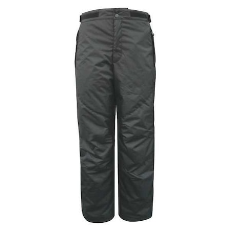 Viking Rain Pants, Hi Tech Polyester with a PU backing, 33 in Inseam, Elastic Closure, Black, Size 2XL 868PZ-XXL